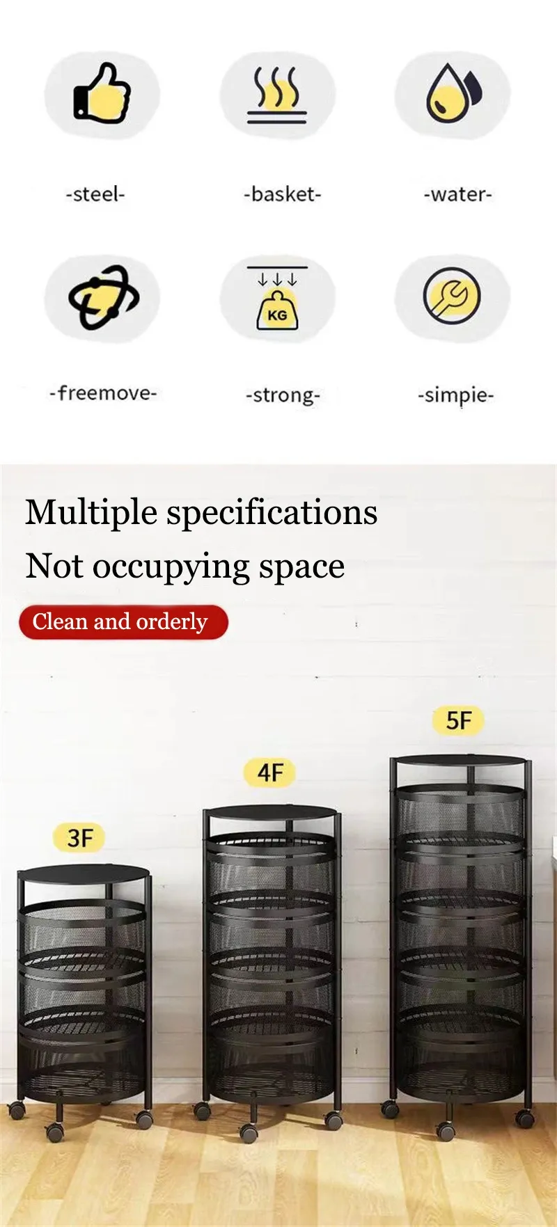 Rotating Multi Layer Storage Rack Rotating Multi Layer Storage Rack